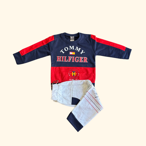 Kids' Tommy Hilfiger Inspired Two-Piece Set