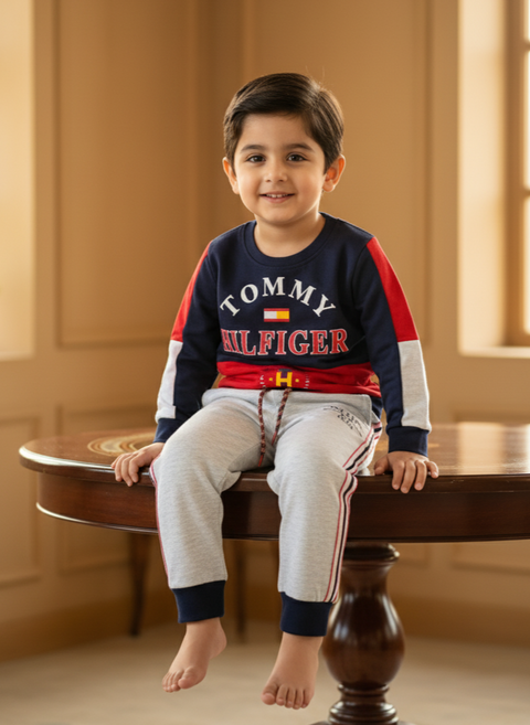 Kids' Tommy Hilfiger Inspired Two-Piece Set
